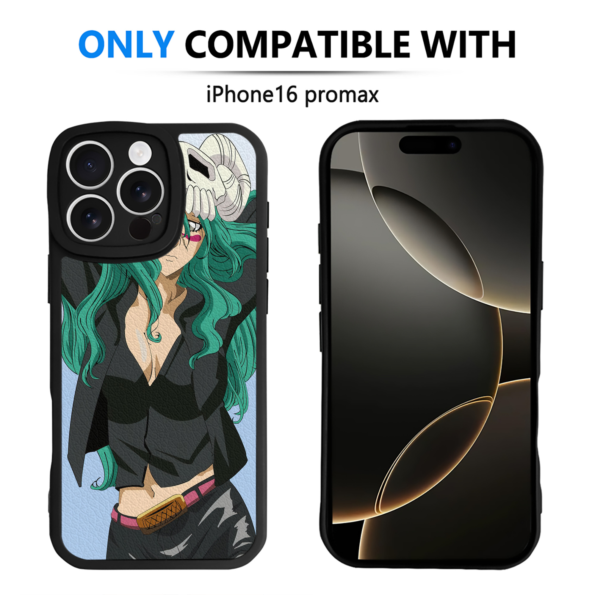 （画像用） ブリーチ BLEACH 【iPhone 16シリーズ対応】シリコンスマホケース（レザー調） 材質：シリコン